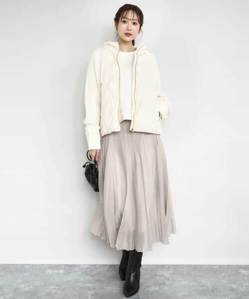 MK MICHEL KLEIN / エムケーミッシェルクラン ダウンジャケット・ベスト | ニットスリーブダウンブルゾン | 詳細3