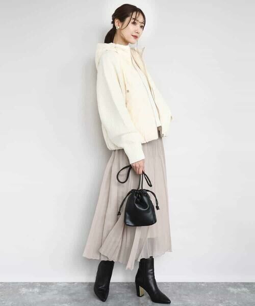 MK MICHEL KLEIN / エムケーミッシェルクラン ダウンジャケット・ベスト | ニットスリーブダウンブルゾン | 詳細4