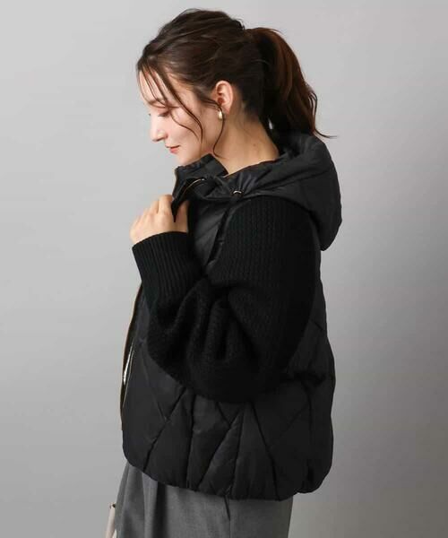 MK MICHEL KLEIN / エムケーミッシェルクラン ダウンジャケット・ベスト | ニットスリーブダウンブルゾン | 詳細6