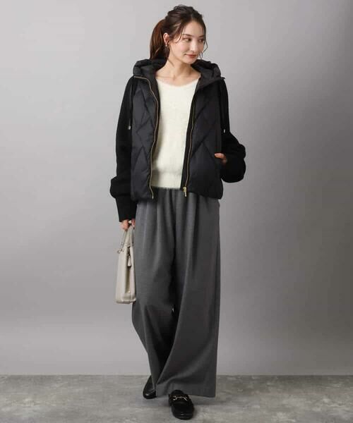 MK MICHEL KLEIN / エムケーミッシェルクラン ダウンジャケット・ベスト | ニットスリーブダウンブルゾン | 詳細9