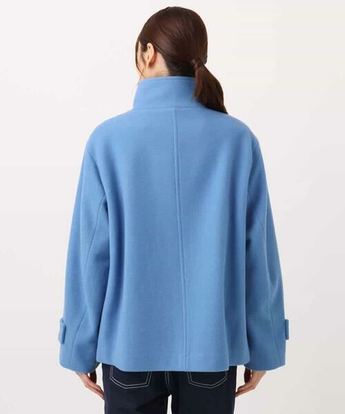 MK MICHEL KLEIN / エムケーミッシェルクラン その他アウター | [超軽量]エアリアルウール スタンドカラーショートコート | 詳細30