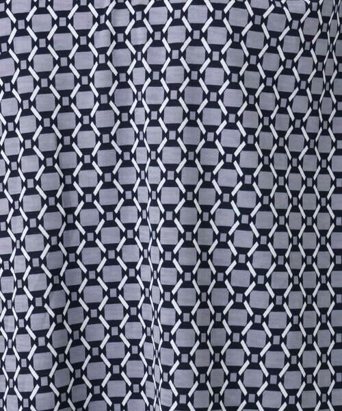 MK MICHEL KLEIN / エムケーミッシェルクラン カットソー | スクエア幾何柄ボウタイカットソー/洗える | 詳細21