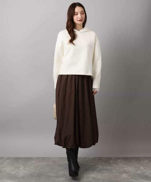 MK MICHEL KLEIN / エムケーミッシェルクラン カットソー | 袖口チュールデザイン インナーカットソー/洗える | 詳細2