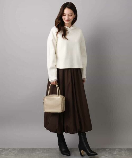 MK MICHEL KLEIN / エムケーミッシェルクラン カットソー | 袖口チュールデザイン インナーカットソー/洗える | 詳細5