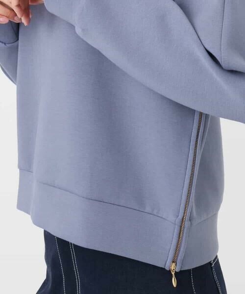 MK MICHEL KLEIN / エムケーミッシェルクラン カットソー | クロップド丈ダンボールプルオーバー/洗える | 詳細21