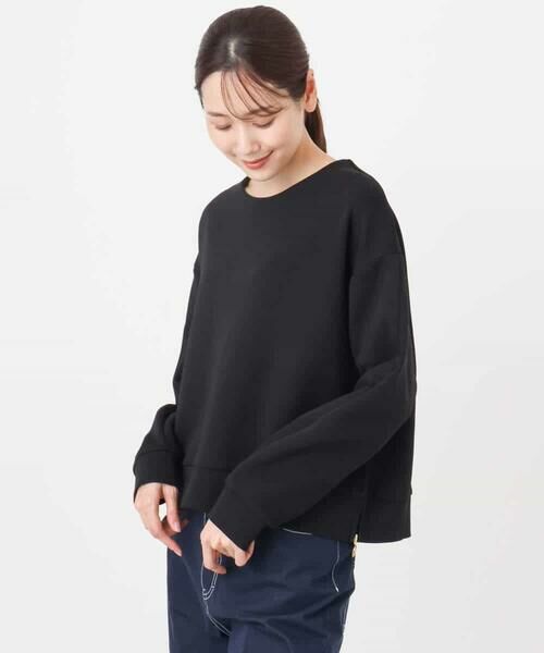 MK MICHEL KLEIN / エムケーミッシェルクラン カットソー | クロップド丈ダンボールプルオーバー/洗える | 詳細26