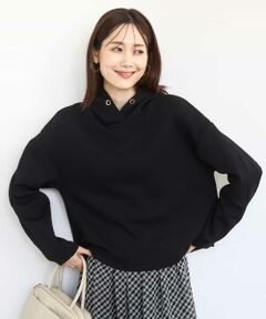 MK MICHEL KLEIN / エムケーミッシェルクラン パーカー | クロップド丈ダンボールフーディー/洗える