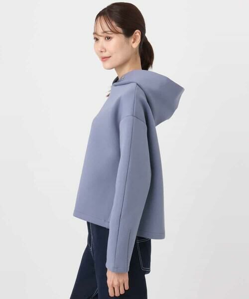 MK MICHEL KLEIN / エムケーミッシェルクラン パーカー | クロップド丈ダンボールフーディー/洗える | 詳細27