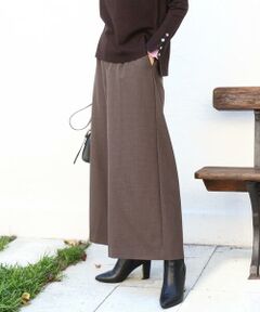 MK MICHEL KLEIN / エムケーミッシェルクラン その他パンツ | 千鳥柄ガウチョパンツ/洗える