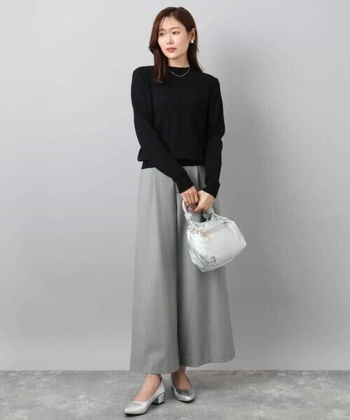 MK MICHEL KLEIN / エムケーミッシェルクラン その他パンツ | 千鳥柄ガウチョパンツ/洗える | 詳細15