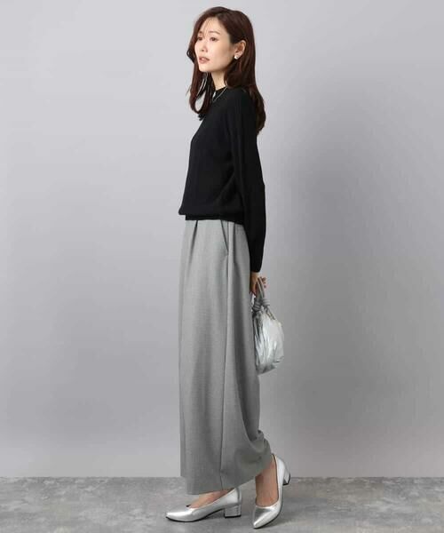 MK MICHEL KLEIN / エムケーミッシェルクラン その他パンツ | 千鳥柄ガウチョパンツ/洗える | 詳細17