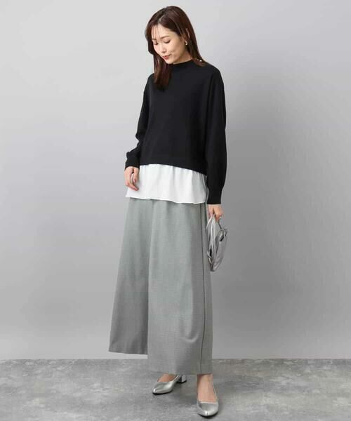 MK MICHEL KLEIN / エムケーミッシェルクラン その他パンツ | 千鳥柄ガウチョパンツ/洗える | 詳細23