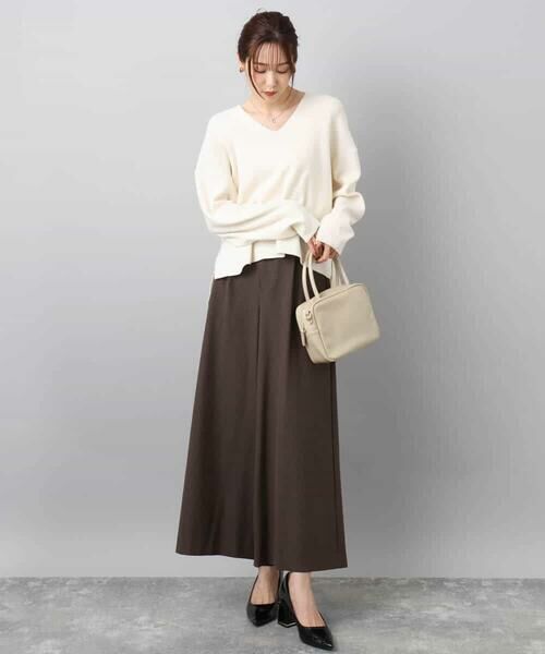 MK MICHEL KLEIN / エムケーミッシェルクラン その他パンツ | 千鳥柄ガウチョパンツ/洗える | 詳細4