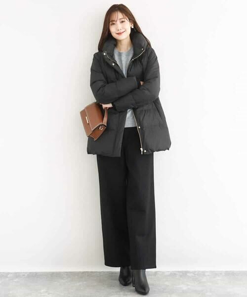 MK MICHEL KLEIN / エムケーミッシェルクラン その他パンツ | 裏起毛ブーツカットシルエットデニムワイドパンツ/洗える | 詳細8