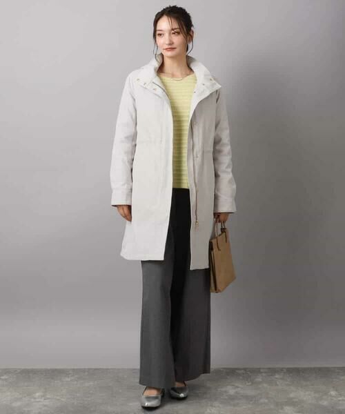 MK MICHEL KLEIN / エムケーミッシェルクラン チノ・ワークパンツ | 裏起毛ワイドストレートプルオンパンツ/洗える | 詳細27