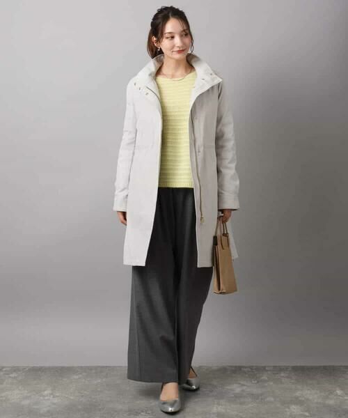 MK MICHEL KLEIN / エムケーミッシェルクラン チノ・ワークパンツ | 裏起毛ワイドストレートプルオンパンツ/洗える | 詳細29