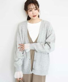 MK MICHEL KLEIN / エムケーミッシェルクラン カーディガン・ボレロ | ソフト起毛ニットカーディガン/洗える
