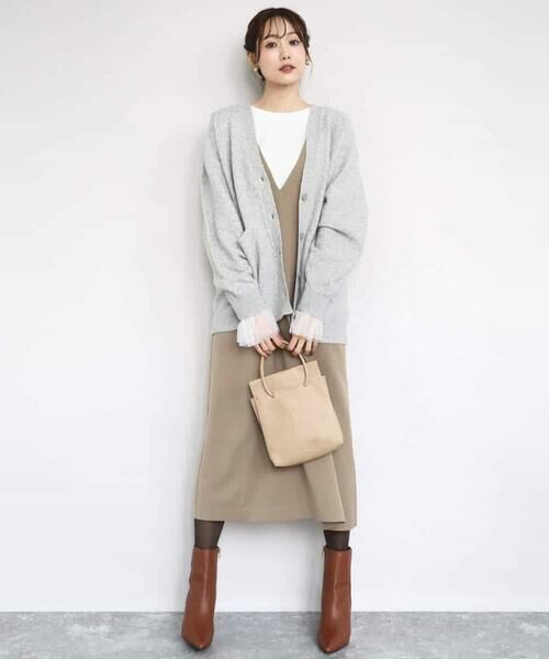 MK MICHEL KLEIN / エムケーミッシェルクラン カーディガン・ボレロ | ソフト起毛ニットカーディガン/洗える | 詳細12