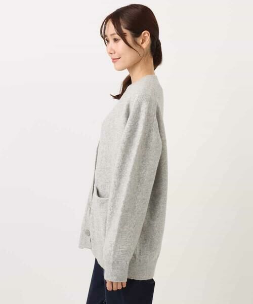 MK MICHEL KLEIN / エムケーミッシェルクラン カーディガン・ボレロ | ソフト起毛ニットカーディガン/洗える | 詳細15