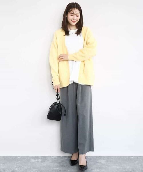 MK MICHEL KLEIN / エムケーミッシェルクラン カーディガン・ボレロ | ソフト起毛ニットカーディガン/洗える | 詳細7