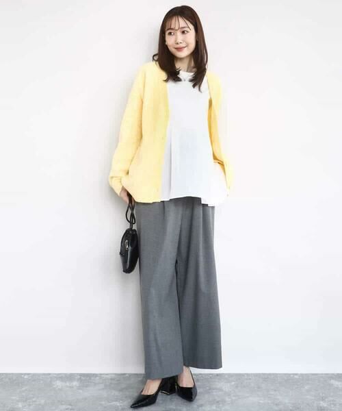 MK MICHEL KLEIN / エムケーミッシェルクラン カーディガン・ボレロ | ソフト起毛ニットカーディガン/洗える | 詳細9