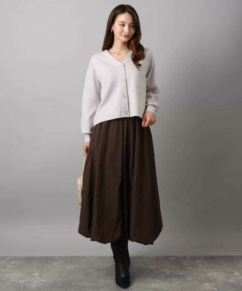 MK MICHEL KLEIN / エムケーミッシェルクラン カーディガン・ボレロ | スムース編みVネックニットカーディガン/洗える | 詳細25