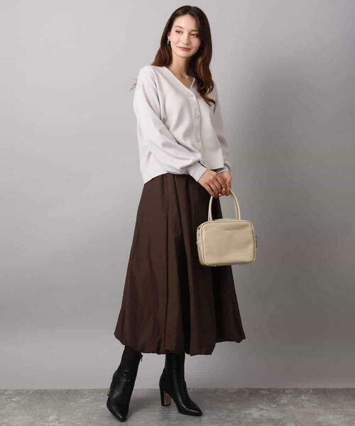 MK MICHEL KLEIN / エムケーミッシェルクラン カーディガン・ボレロ | スムース編みVネックニットカーディガン/洗える | 詳細26