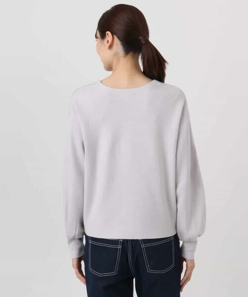 MK MICHEL KLEIN / エムケーミッシェルクラン カーディガン・ボレロ | スムース編みVネックニットカーディガン/洗える | 詳細8