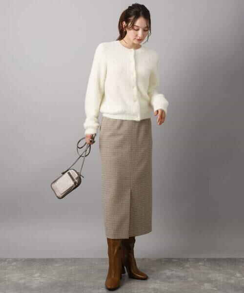 MK MICHEL KLEIN / エムケーミッシェルクラン カーディガン・ボレロ | フェザーニットカーディガン/洗える | 詳細10