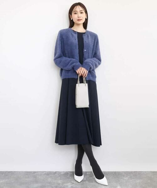 MK MICHEL KLEIN / エムケーミッシェルクラン カーディガン・ボレロ | フェザーニットカーディガン/洗える | 詳細2