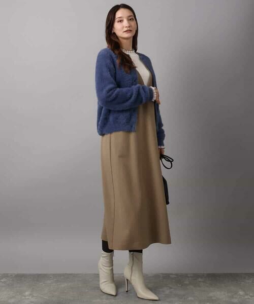 MK MICHEL KLEIN / エムケーミッシェルクラン カーディガン・ボレロ | フェザーニットカーディガン/洗える | 詳細7