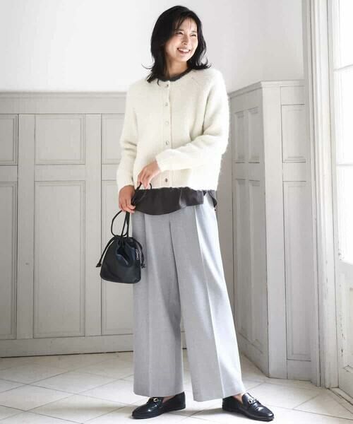 MK MICHEL KLEIN / エムケーミッシェルクラン カーディガン・ボレロ | ヘアリーニットカーディガン/洗える | 詳細19