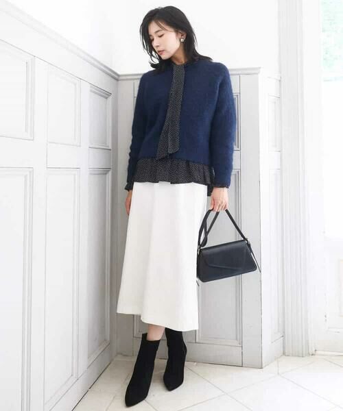 MK MICHEL KLEIN / エムケーミッシェルクラン カーディガン・ボレロ | ヘアリーニットカーディガン/洗える | 詳細24