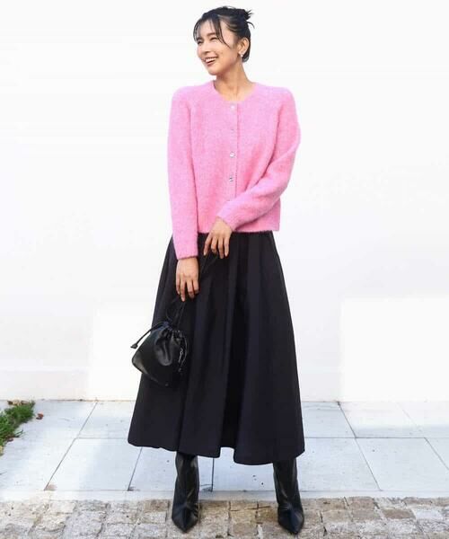 MK MICHEL KLEIN / エムケーミッシェルクラン カーディガン・ボレロ | ヘアリーニットカーディガン/洗える | 詳細28