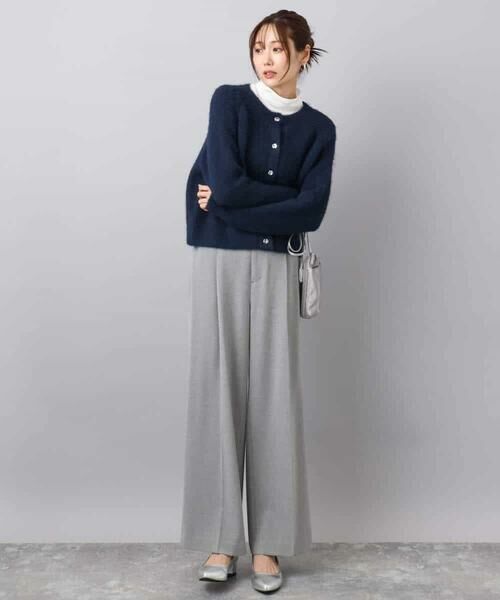 MK MICHEL KLEIN / エムケーミッシェルクラン カーディガン・ボレロ | ヘアリーニットカーディガン/洗える | 詳細8