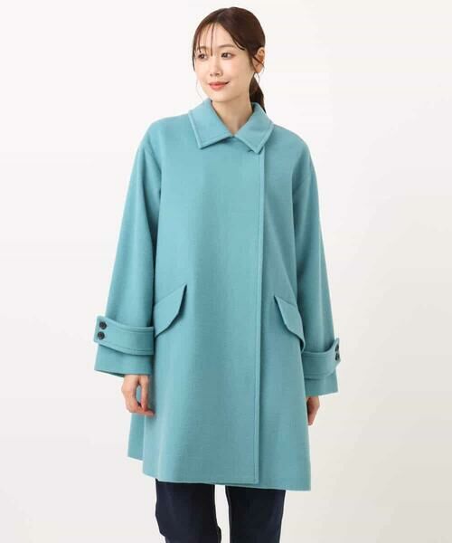 MK MICHEL KLEIN / エムケーミッシェルクラン その他アウター | SUPER100'sウール スタンドカラーミドルコート | 詳細22