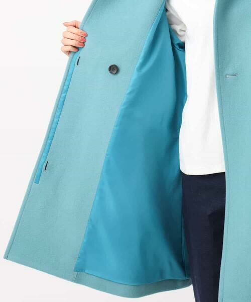 MK MICHEL KLEIN / エムケーミッシェルクラン その他アウター | SUPER100'sウール スタンドカラーミドルコート | 詳細30