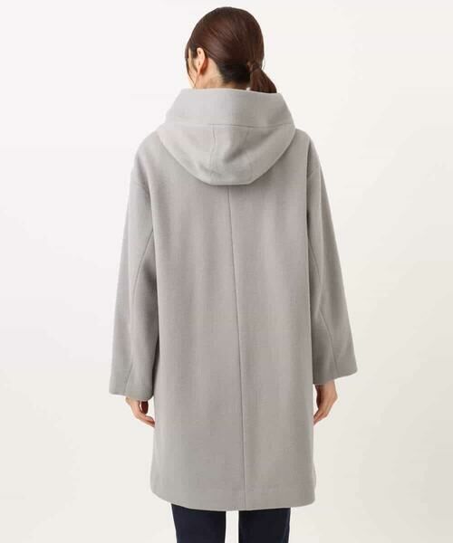 MK MICHEL KLEIN / エムケーミッシェルクラン その他アウター | SUPER100'sウール フーデットミドルコート | 詳細5