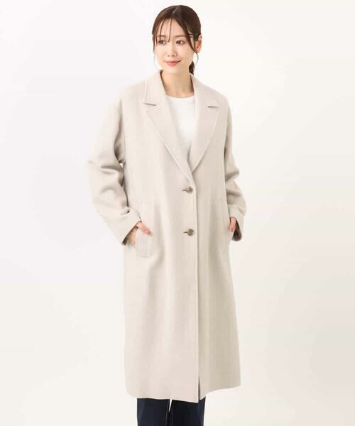 MK MICHEL KLEIN / エムケーミッシェルクラン その他アウター | [超軽量]エアリアルウール チェスターコート | 詳細17