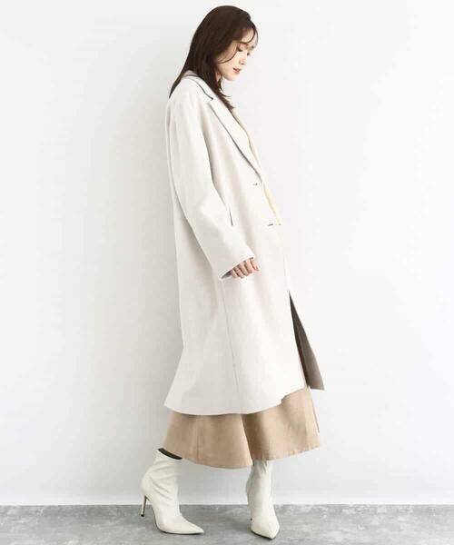 MK MICHEL KLEIN / エムケーミッシェルクラン その他アウター | [超軽量]エアリアルウール チェスターコート | 詳細8