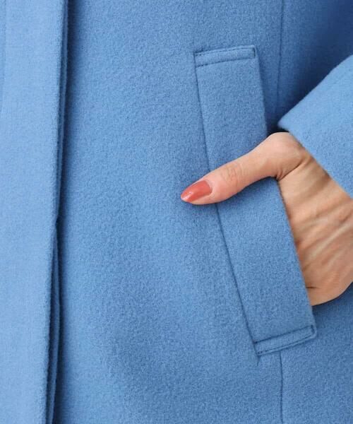 MK MICHEL KLEIN / エムケーミッシェルクラン その他アウター | [超軽量]エアリアルウール ミドル丈フーデットコート | 詳細23