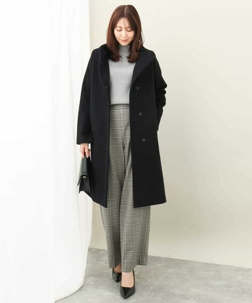 MK MICHEL KLEIN / エムケーミッシェルクラン その他アウター | SUPER100sウール スタンドカラーロングコート | 詳細10