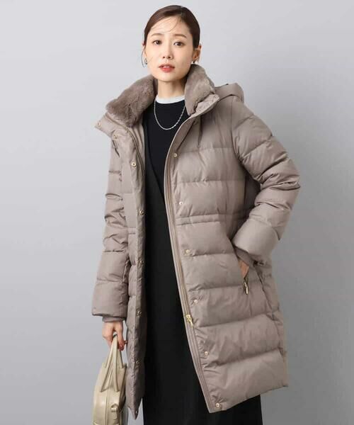 MK MICHEL KLEIN / エムケーミッシェルクラン ダウンジャケット・ベスト | ベーシックタフタ ロングダウンコート/撥水加工 | 詳細11