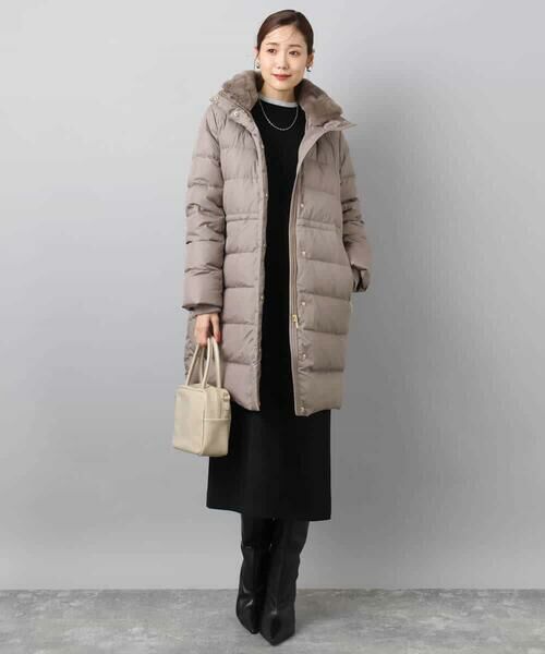 MK MICHEL KLEIN / エムケーミッシェルクラン ダウンジャケット・ベスト | ベーシックタフタ ロングダウンコート/撥水加工 | 詳細12