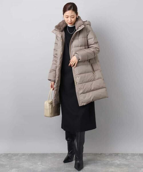 MK MICHEL KLEIN / エムケーミッシェルクラン ダウンジャケット・ベスト | ベーシックタフタ ロングダウンコート/撥水加工 | 詳細13