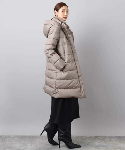 MK MICHEL KLEIN / エムケーミッシェルクラン ダウンジャケット・ベスト | ベーシックタフタ ロングダウンコート/撥水加工 | 詳細15