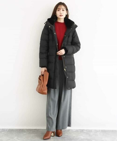 MK MICHEL KLEIN / エムケーミッシェルクラン ダウンジャケット・ベスト | ベーシックタフタ ロングダウンコート/撥水加工 | 詳細2