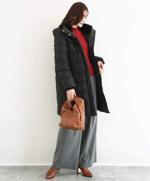 MK MICHEL KLEIN / エムケーミッシェルクラン ダウンジャケット・ベスト | ベーシックタフタ ロングダウンコート/撥水加工 | 詳細4