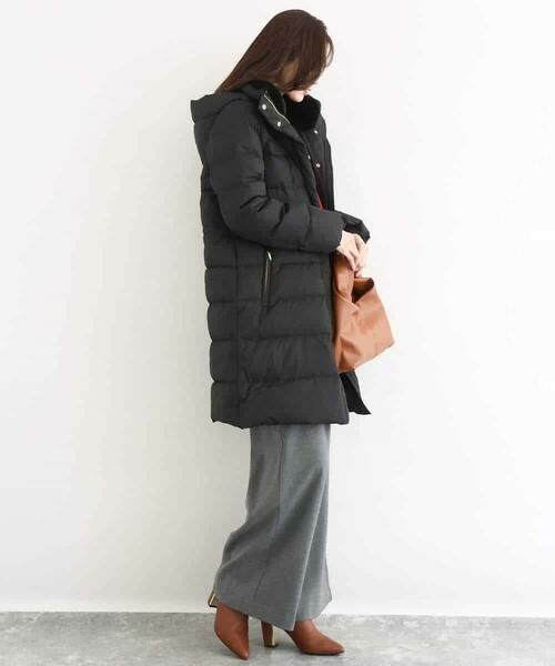 MK MICHEL KLEIN / エムケーミッシェルクラン ダウンジャケット・ベスト | ベーシックタフタ ロングダウンコート/撥水加工 | 詳細5