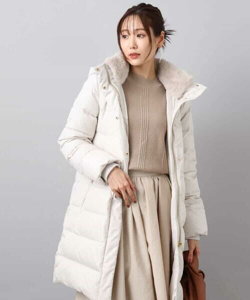 MK MICHEL KLEIN / エムケーミッシェルクラン ダウンジャケット・ベスト | ベーシックタフタ ロングダウンコート/撥水加工 | 詳細6